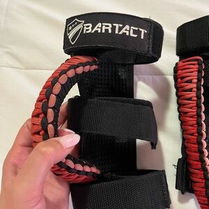 Black and Red Paracord Grab Handles